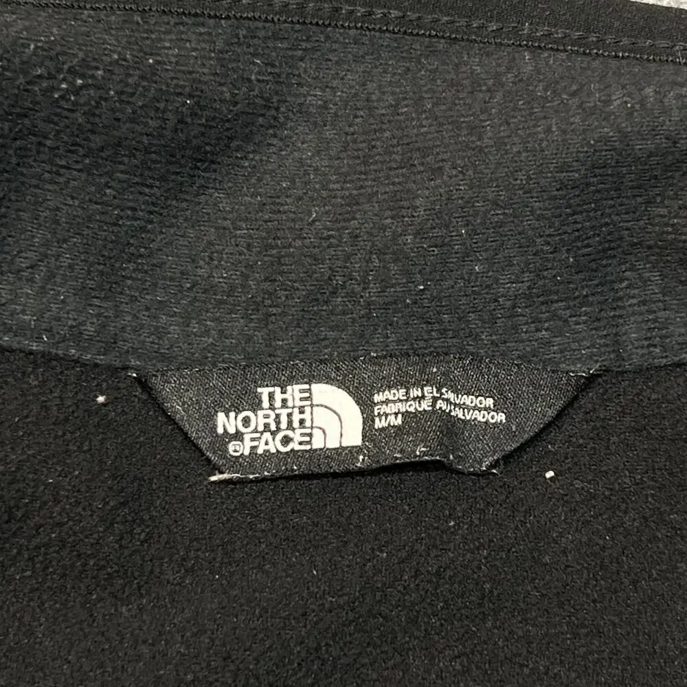 The North Face Jacket Mens M Black Softshell Full Zip Lined Pockets Hiking